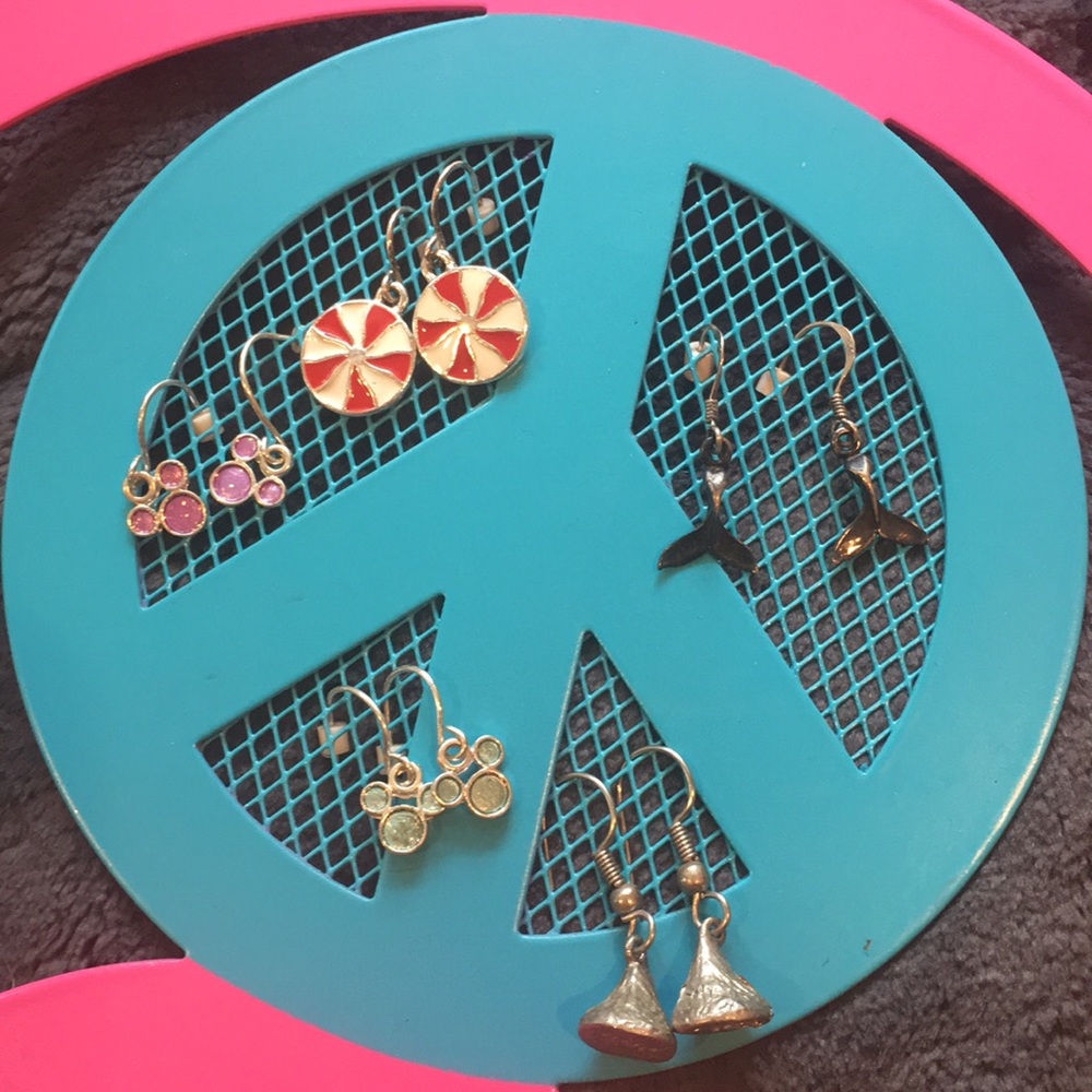 Lot of 5 pair of stylish girl dangling earrings